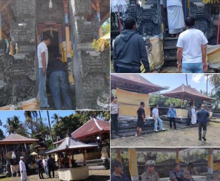 Pengecekan Dugaan Pencurian Piranti Upacara Di Pura Dalem
